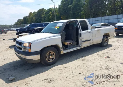 2004 Chevrolet Silverado 1500 Ls из США, поврежденный, VIN 1GCEC19T24E317822